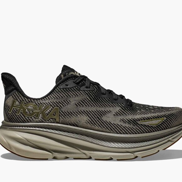 Men's HOKA Clifton 9  - Color: Black/Slate - NEW IN BOX - ONLY A FEW LEFT! - Picture 4 of 11